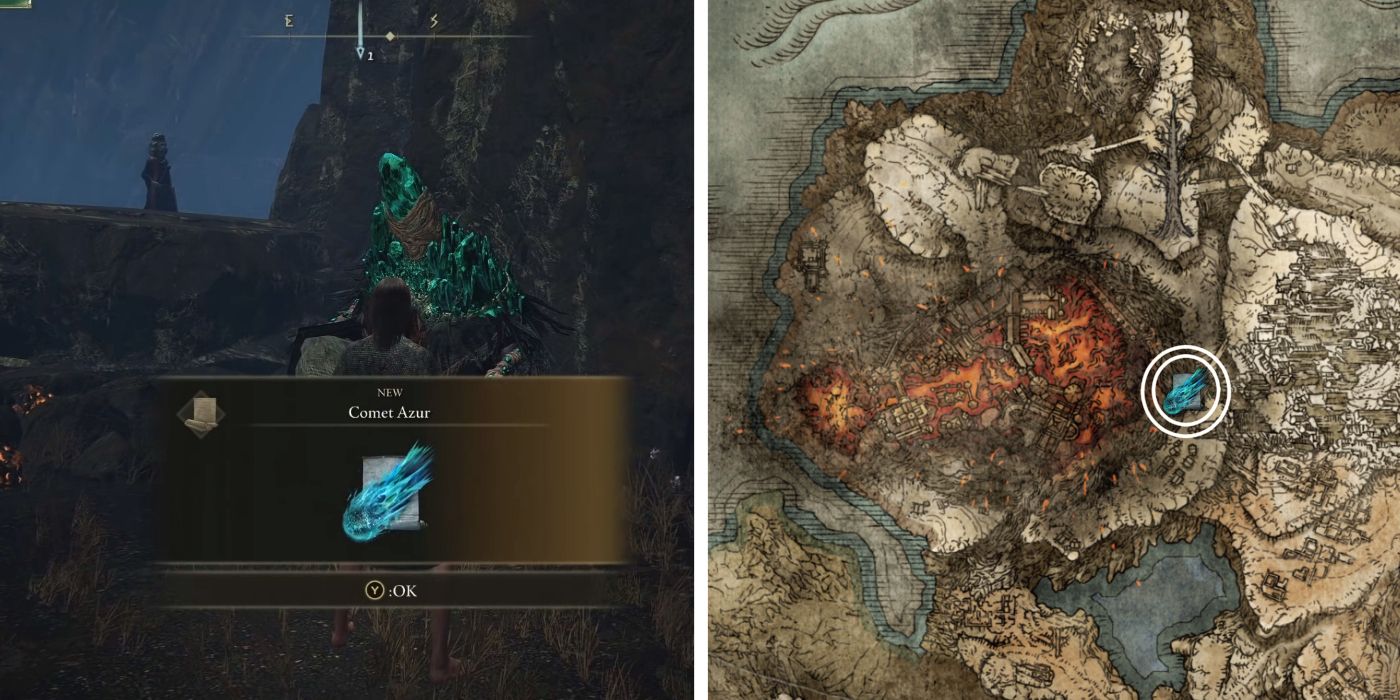 Elden Ring: cómo obtener y usar el cometa Azur (rayo láser gigante)