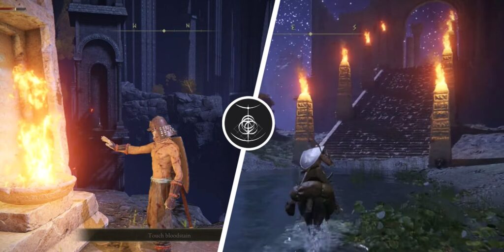 Elden Ring: todas las ubicaciones de los pilares de llamas en el río Siofra