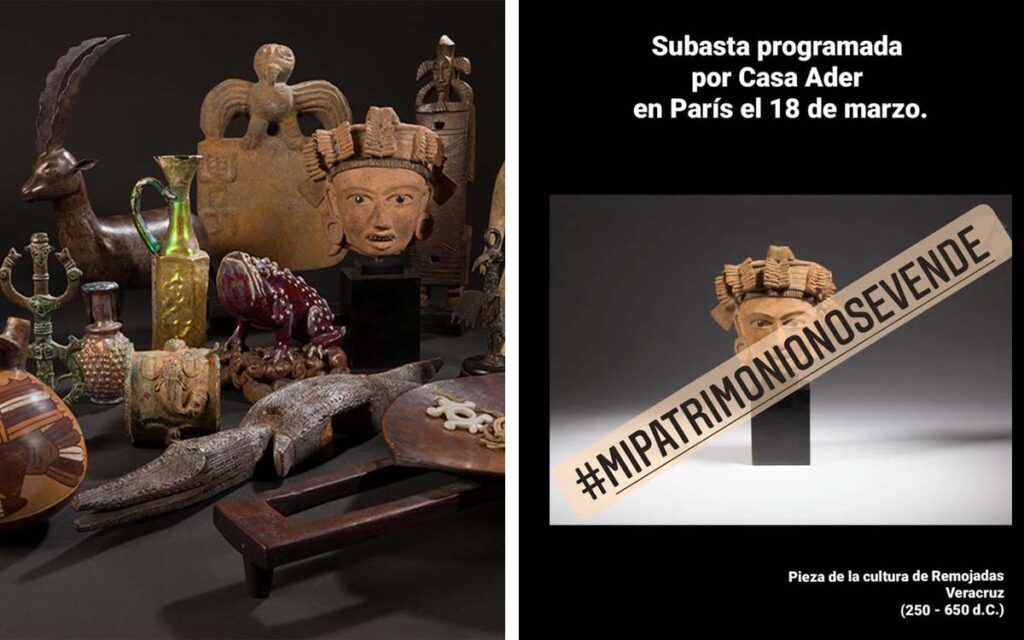 Embajada de México en Francia rechaza subasta de piezas arqueológicas; se une a otros países latinoamericanos
