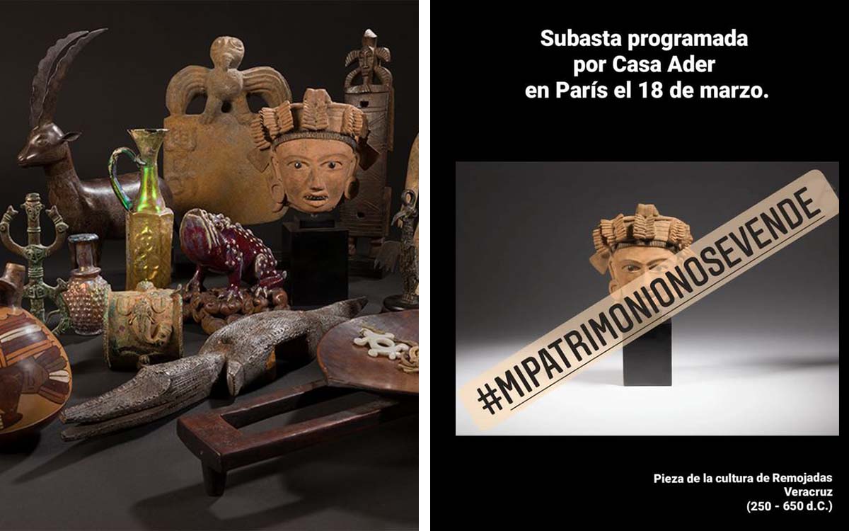 Embajada de México en Francia rechaza subasta de piezas arqueológicas; se une a otros países latinoamericanos