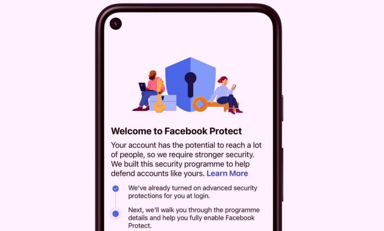 Es posible que no desee ignorar esa notificación de protección de Facebook