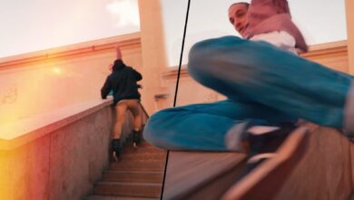 Este trabajo de cámara Parkour está en otro nivel