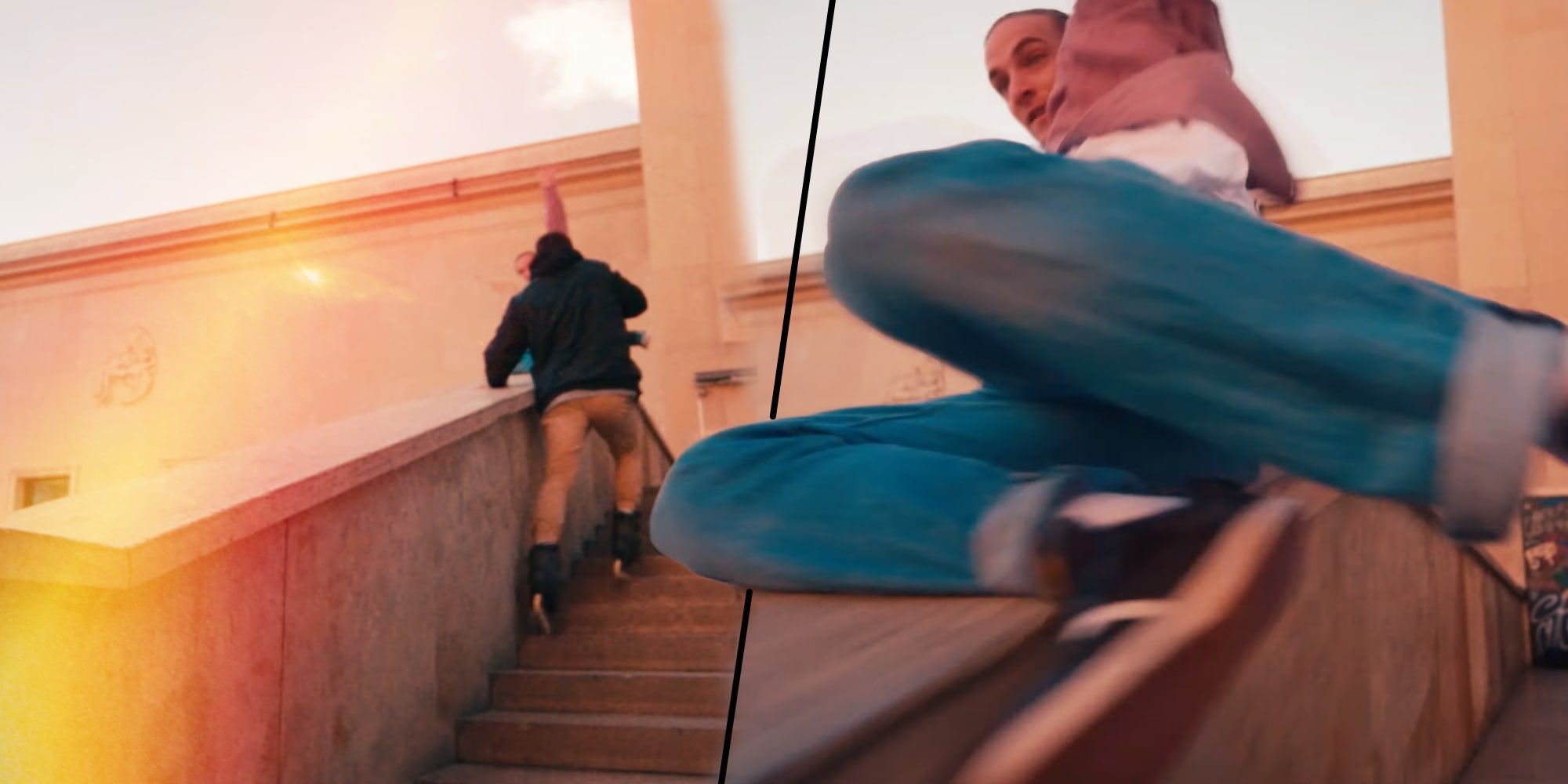 Este trabajo de cámara Parkour está en otro nivel