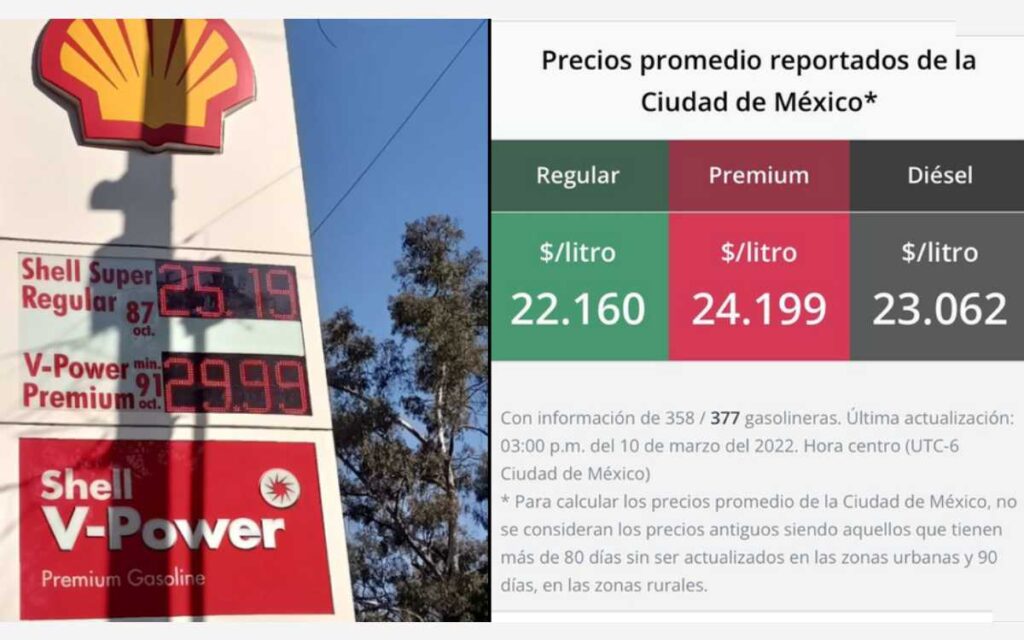 Exhiben gasolinera que vende la magna a 25.19$, pero hay una más cara en CDMX