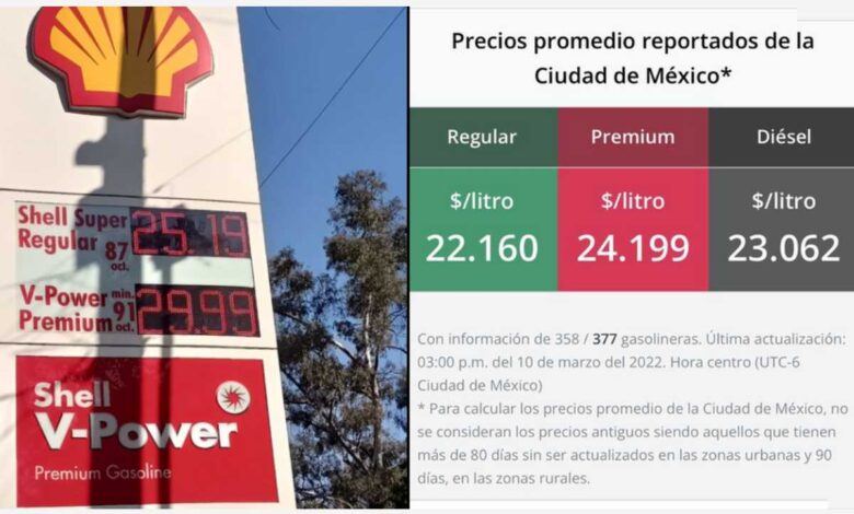 Exhiben gasolinera que vende la magna a 25.19$, pero hay una más cara en CDMX