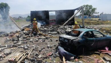 Explosión de polvorín deja dos heridos en Edomex | Video