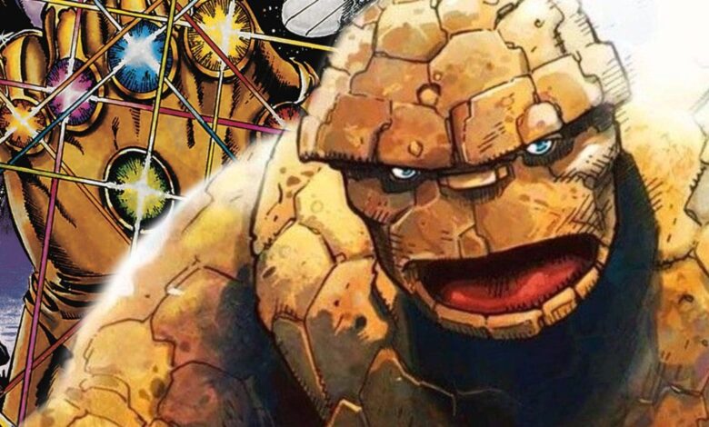 Fantastic Four's Thing asume un nuevo papel como Infinity Stone Builder de Marvel