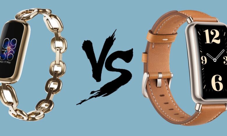 Fitbit Luxe vs. Reloj Huawei Fit Mini