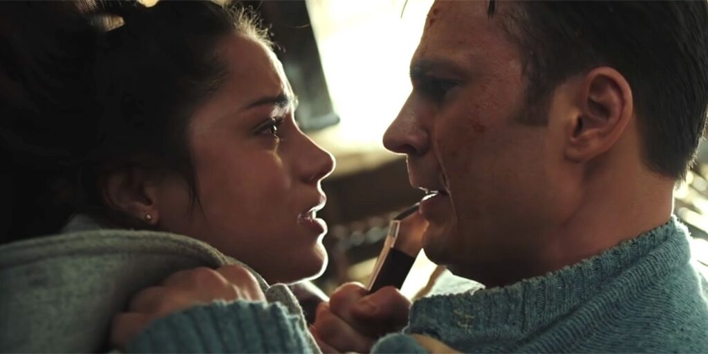 Fotos del set de Chris Evans y Ana de Armas revelan el primer vistazo a su nueva película