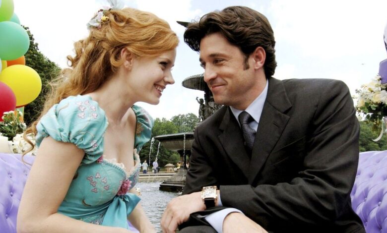 Fotos del set de Enchanted 2: primer vistazo al regreso de Amy Adams y Patrick Dempsey