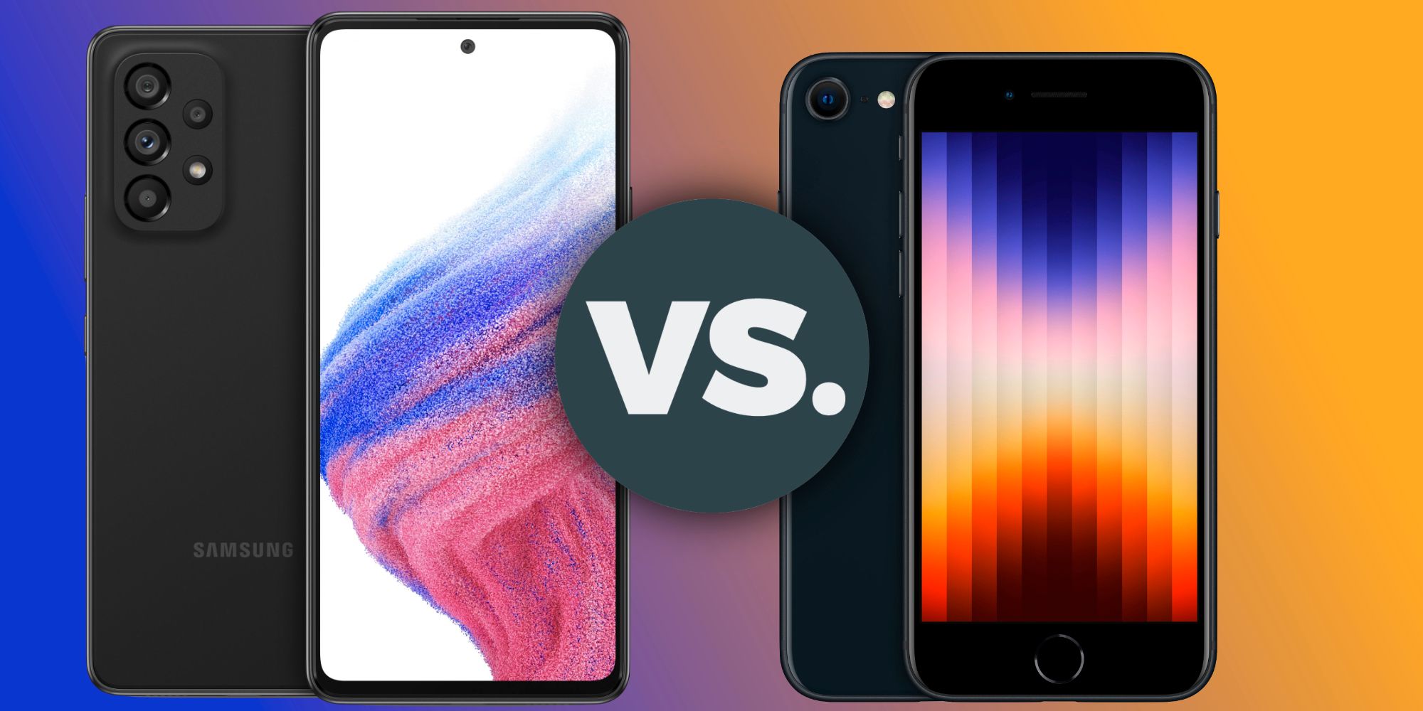 Galaxy A53 5G vs.  iPhone SE 3: ¿Deberías gastar $449 o $429?