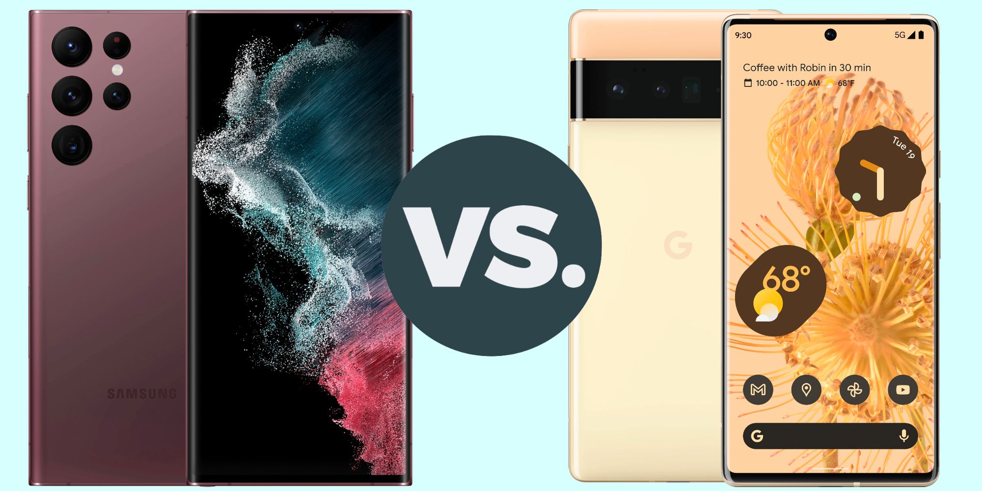 Galaxy S22 Ultra vs. Pixel 6 Pro: ¿El teléfono de Samsung vale $ 300 adicionales?