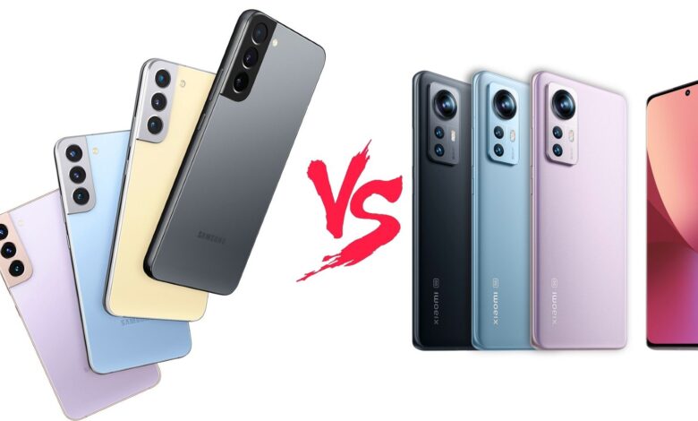 Galaxy S22 Vs Xiaomi 12: Batalla de buques insignia en pantalla pequeña