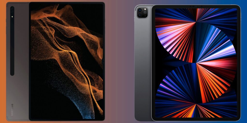 Galaxy Tab S8 Ultra vs. M1 iPad Pro (12,9 pulgadas): ¿Qué tableta de $ 1099 es la mejor?