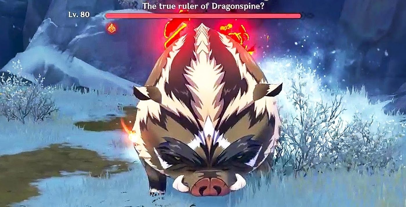 Genshin Impact: Cómo encontrar (y derrotar) al Gran Rey Snowboar