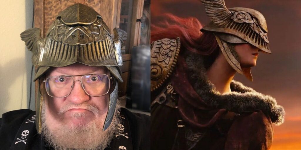 George RR Martin celebra el lanzamiento del juego con el cosplay de Elden Ring