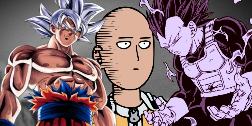 Goku y Vegeta pueden aniquilar a One-Punch Man en sus formas más fuertes