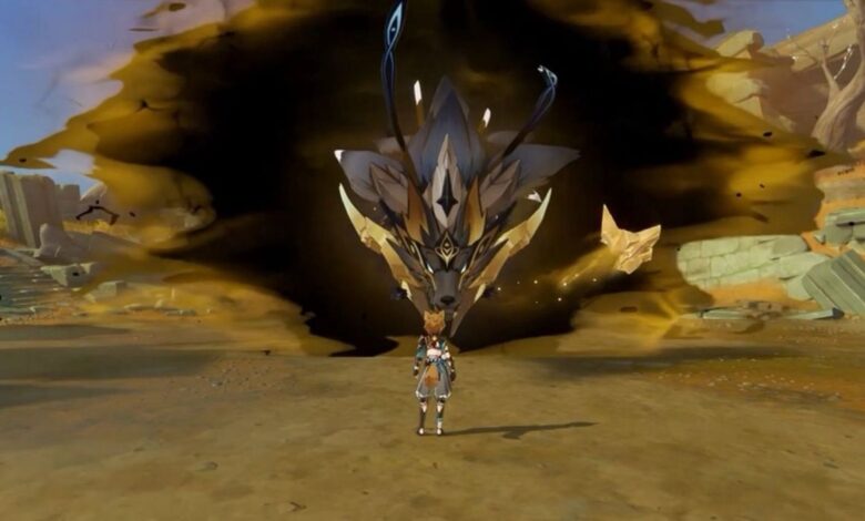 Golden Wolflord Boss de Genshin Impact tiene un problema de invulnerabilidad