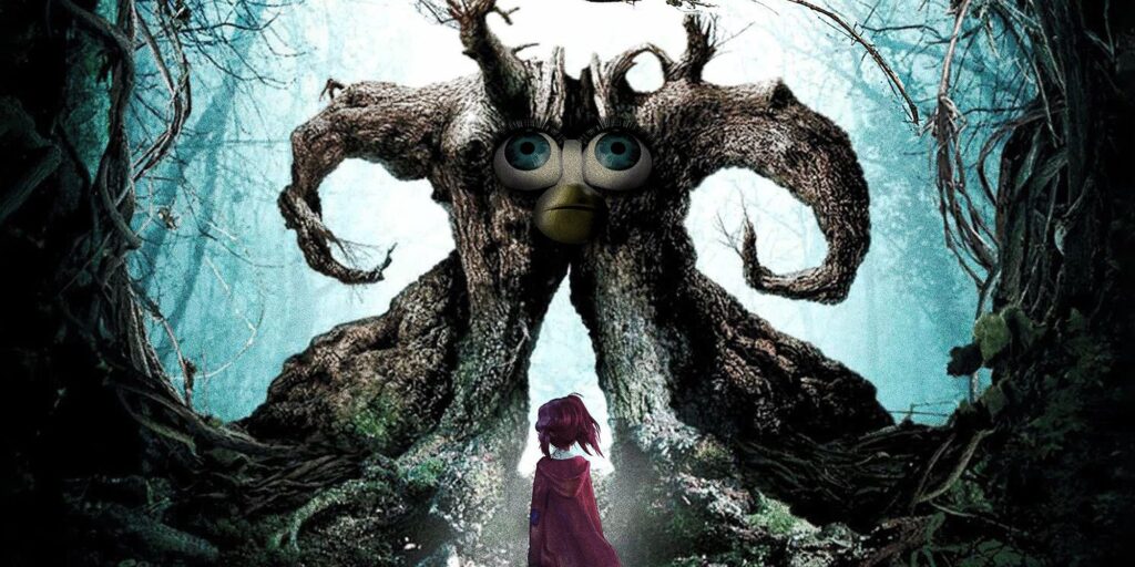 Guillermo del Toro ama a Mitchells vs. Machines/Pan's Labyrinth Fan Póster