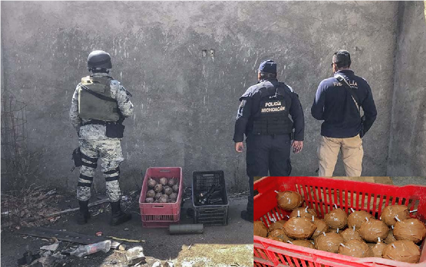 Hallan ‘fábrica’ de explosivos para drones del narco, cerca de la masacre de 17 en velorio