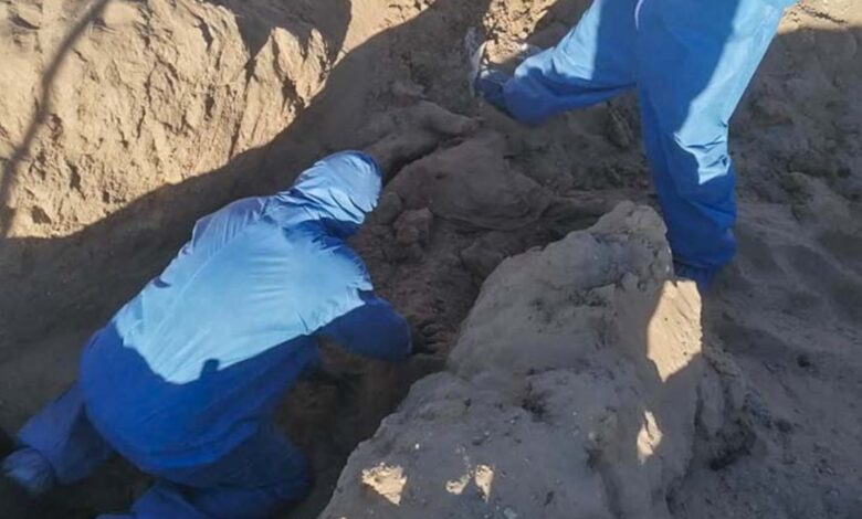 Hallan cinco cuerpos en fosa de Cancún