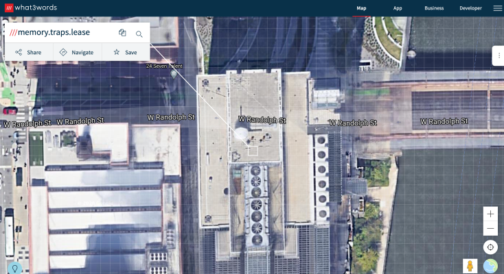 Here integra el sistema de direcciones súper simple de what3words en su API en el automóvil