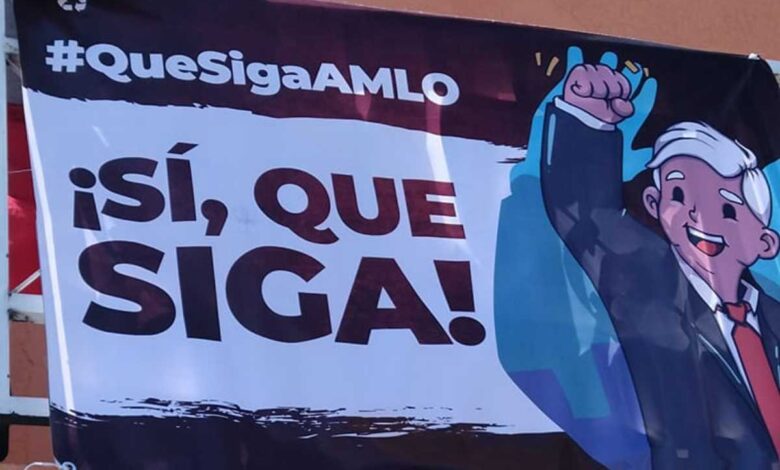 INE ordena a gobierno de CDMX retirar pintas de la campaña #QueSigaAMLO