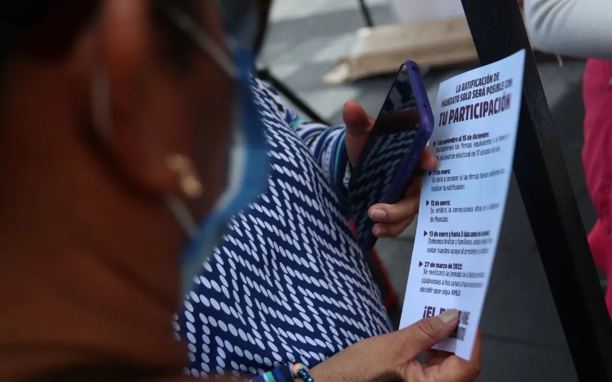 INE valida padrón electoral y lista nominal para la revocación