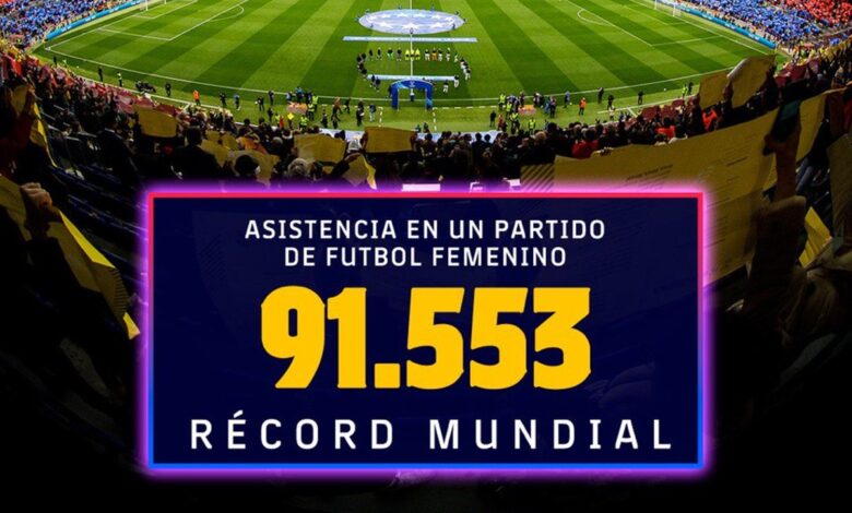 Impone el Clásico Femenil en Camp Nou un récord mundial de asistencia | Video