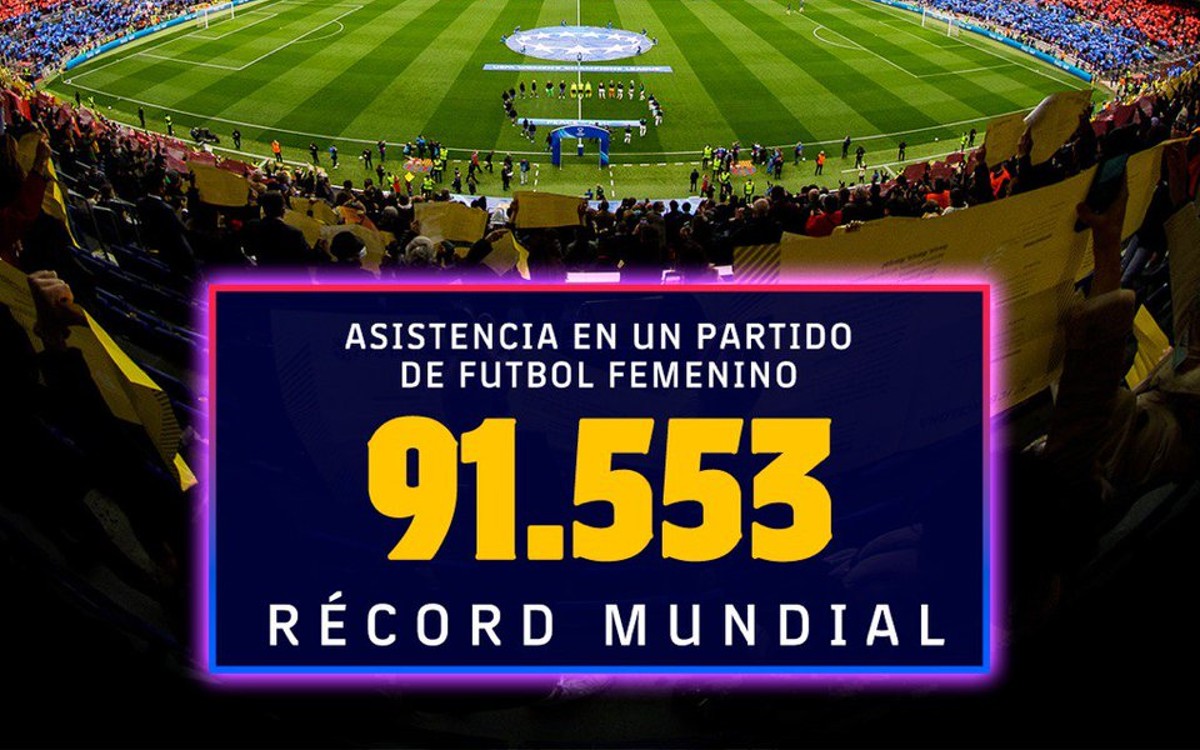 Impone el Clásico Femenil en Camp Nou un récord mundial de asistencia | Video