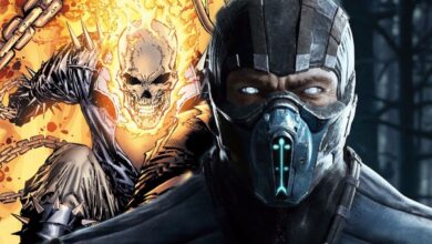 Incluso el Sub-Zero de Mortal Kombat no está a salvo de la mirada de penitencia de Ghost Rider