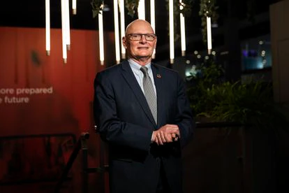 John Hoffman, consejero delegado de la GSMA, este martes en el Mobile World Congress.