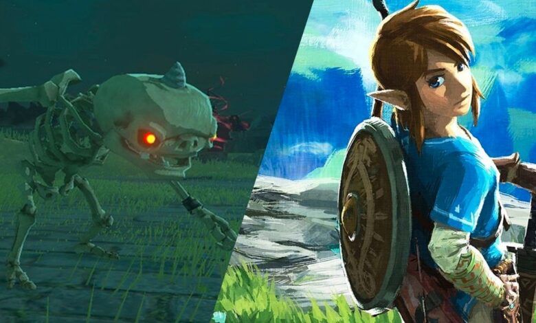 Jugador BOTW salvado por Friendly Stalkoblin en encuentro inesperado