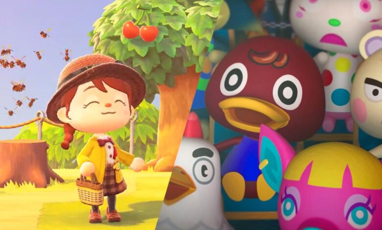 Jugador de Animal Crossing evita hilarantemente las picaduras de avispa bailando