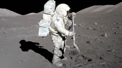 La NASA descubre rocas lunares de 50 años en busca de agua