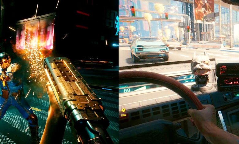 La actualización de Cyberpunk 2077 PS5 utiliza los controladores DualSense a la perfección