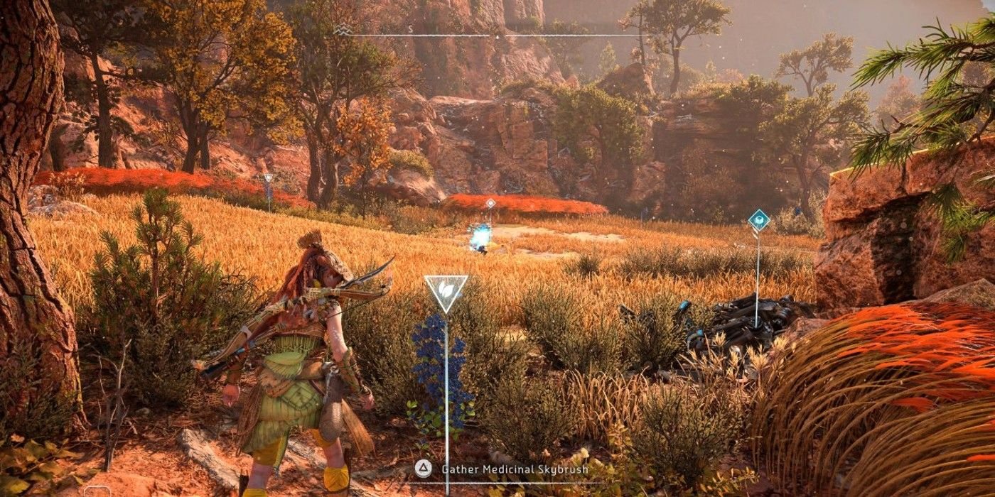La actualización de Horizon Forbidden West permite a los jugadores recoger artículos al instante