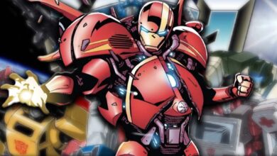 La armadura 'Transformer' de Iron Man era otro traje favorito de los Vengadores