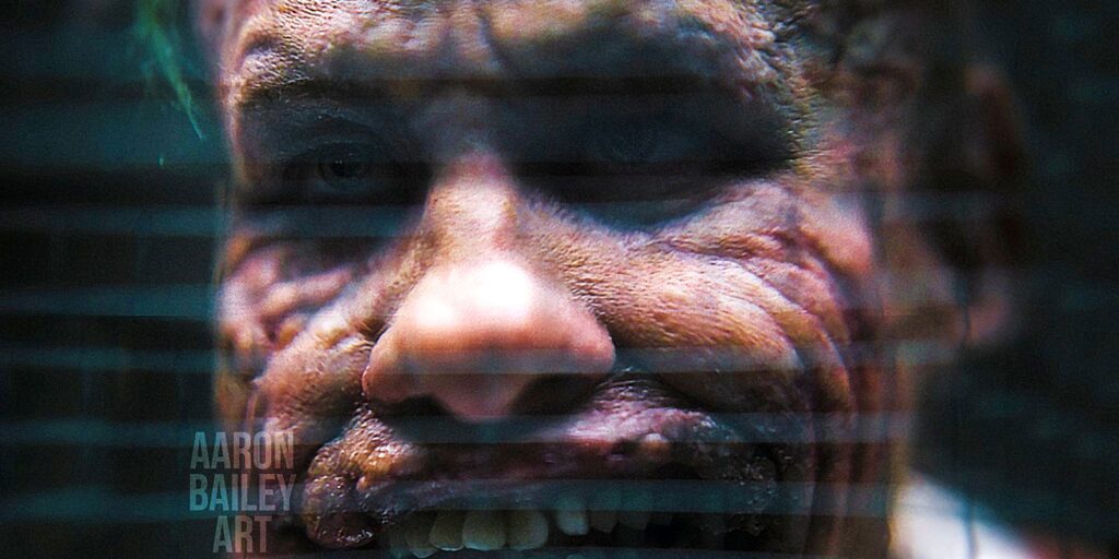 La edición de imagen de Batman Joker muestra la cara completa del villano de DC