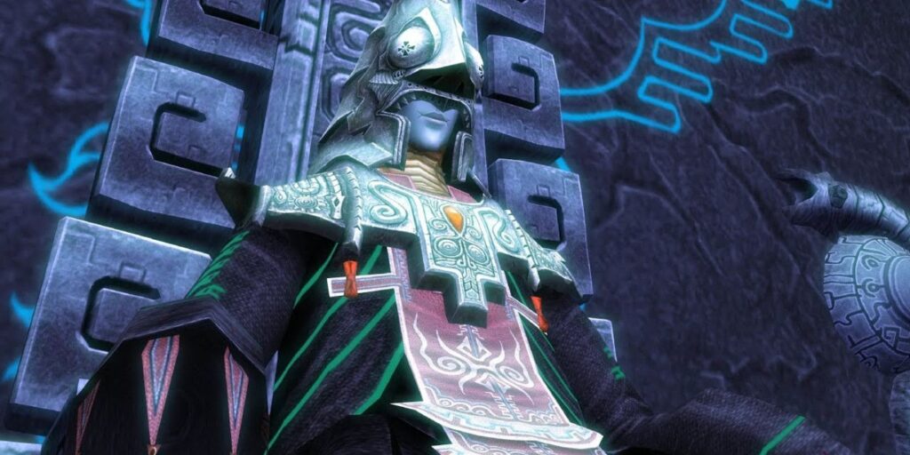 La escultura Zant de Twilight Princess Fan presenta un casco removible
