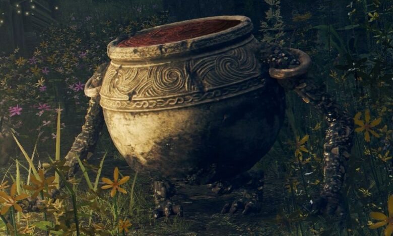 La escultura de Elden Ring recrea el tarro viviente más grande del juego