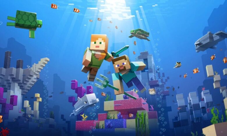 La estatua de la ballena jorobada de Minecraft es un espectáculo para la vista