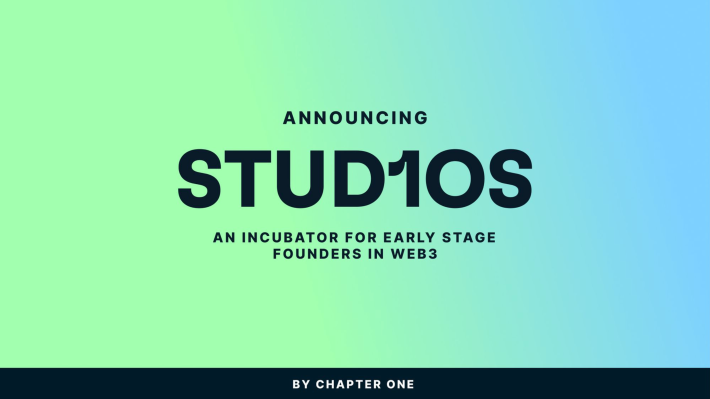 La firma de riesgo Chapter One lanza una incubadora para dar cheques de millones de dólares a las nuevas empresas web3