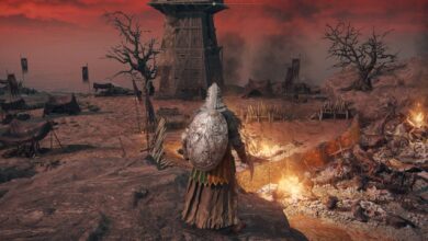 La región Caelid de Elden Ring se convierte en Doom In Fan Poster