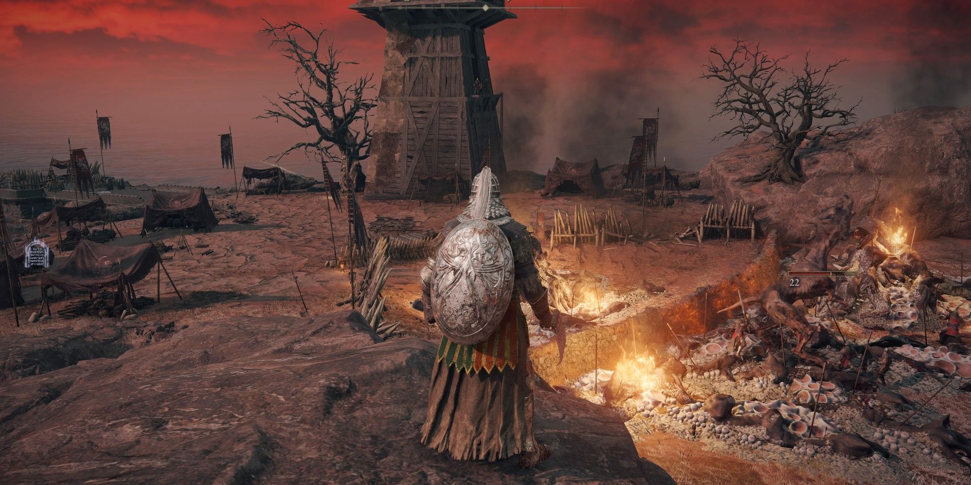 La región Caelid de Elden Ring se convierte en Doom In Fan Poster