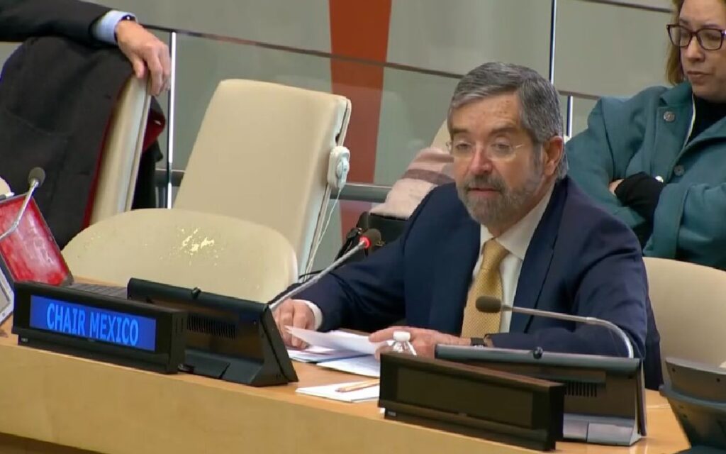 La salud mental es necesaria para la paz y la seguridad: De la Fuente ante el Consejo de Seguridad