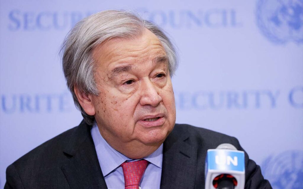La solución a la tragedia en Ucrania no es humanitaria, es política: Guterres