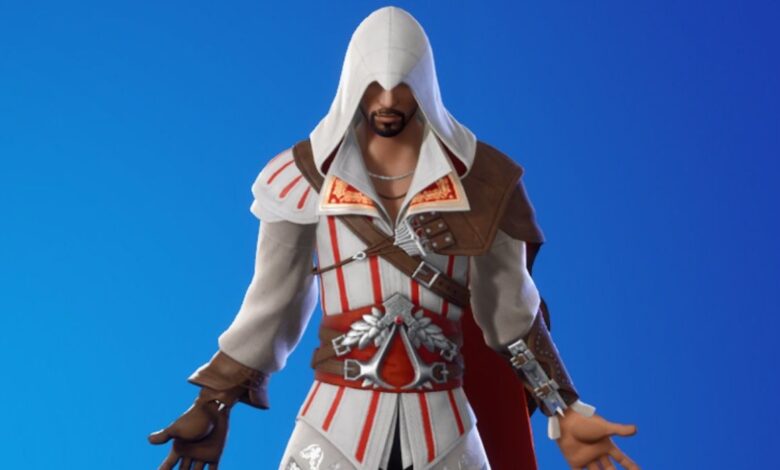 Las filtraciones de parches de Fortnite revelan a Ezio Auditore de Assassin's Creed
