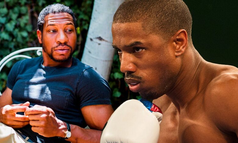 Las fotos del set de Creed 3 revelan el entrenamiento de villano desgarrado de Jonathan Majors