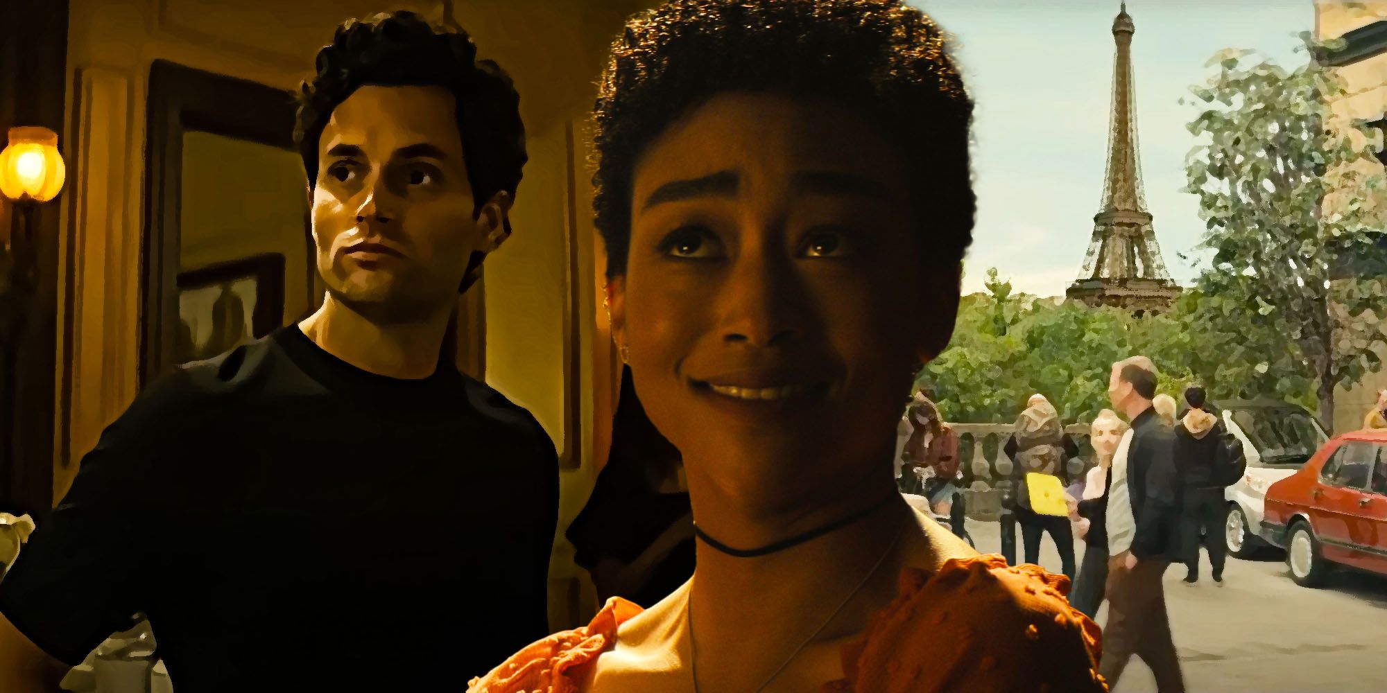 Las fotos del set de la temporada 4 de You revelan el regreso de Tati Gabrielle como Marienne